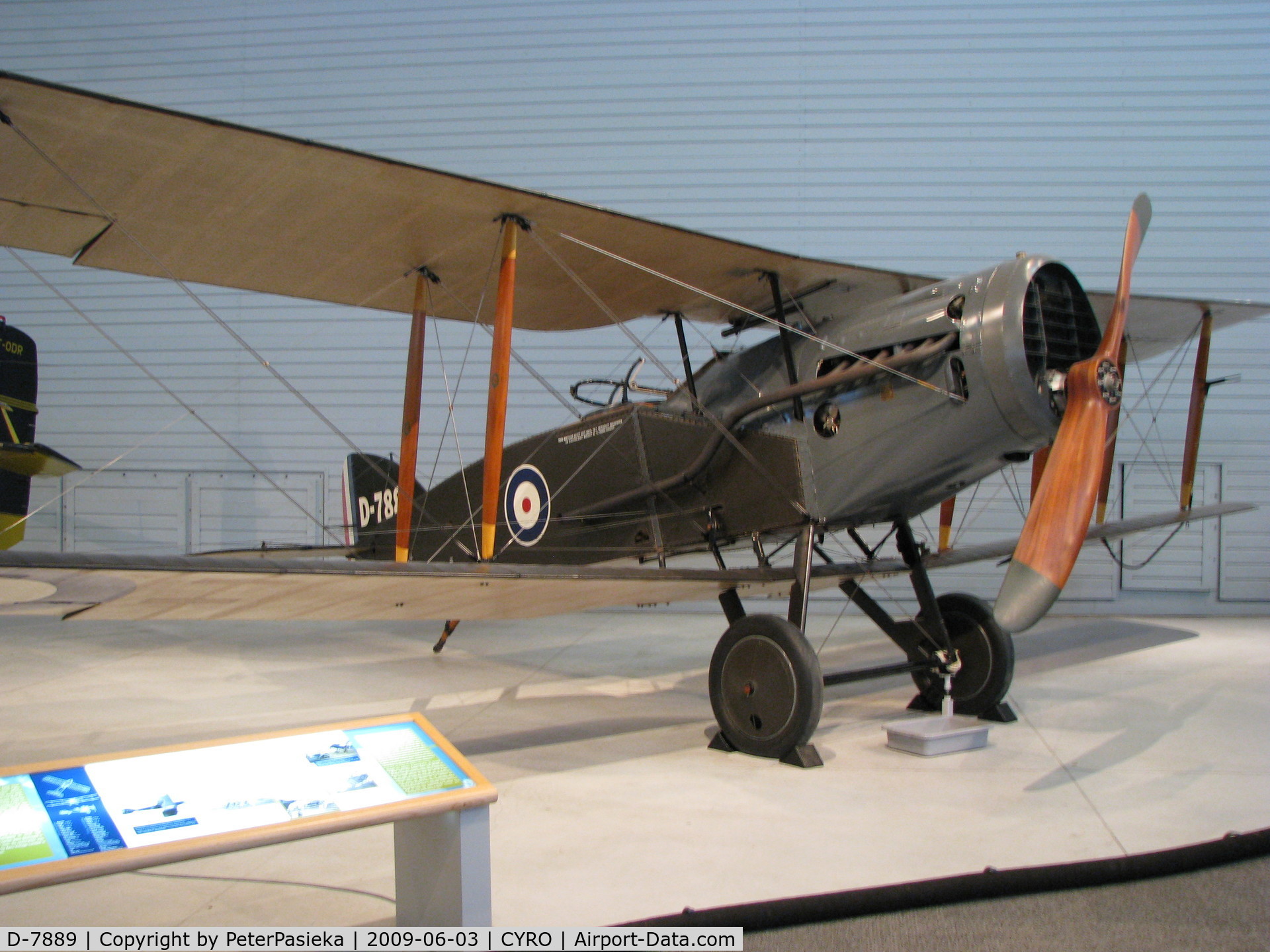 D-7889, 1917 Bristol F.2B Fighter C/N 67626, @ Canada Aviation Museum in Ottawa