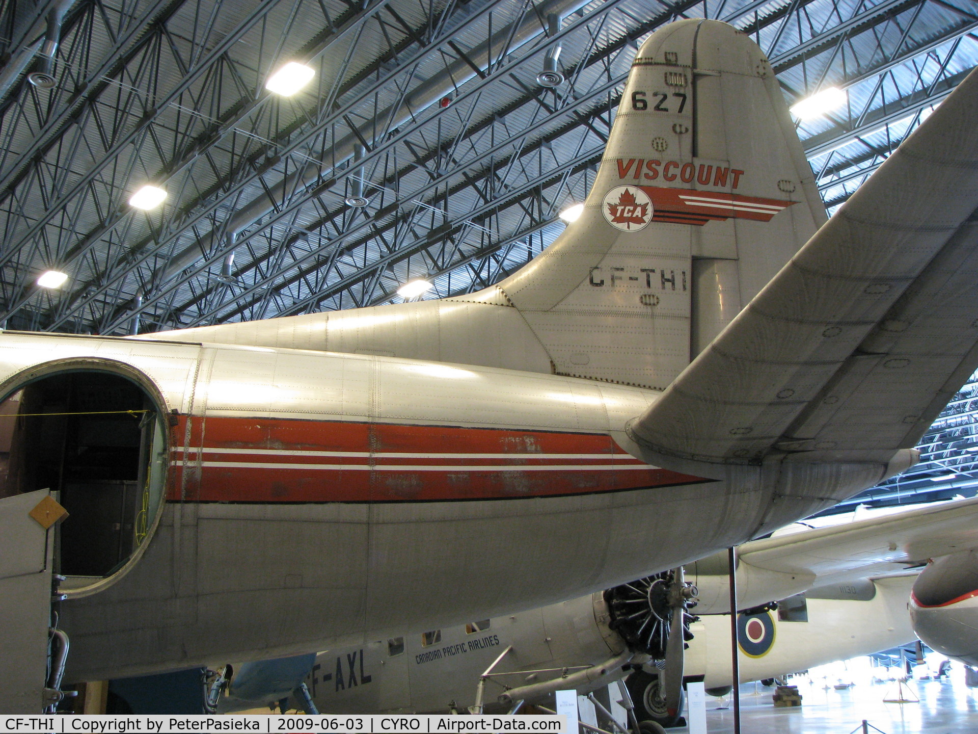 CF-THI, 1957 Vickers Viscount 757 C/N 270, @ Canada Aviation Museum in Ottawa