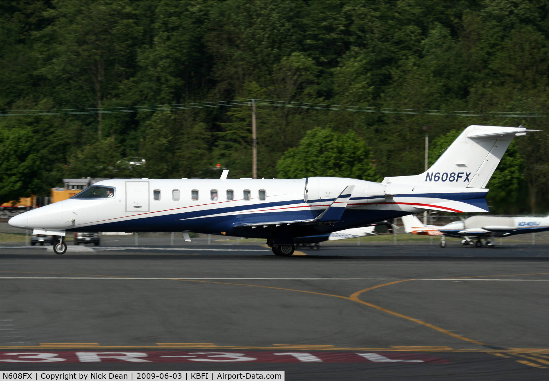 N608FX, 2004 Learjet Inc 45 C/N 2014, KBFI