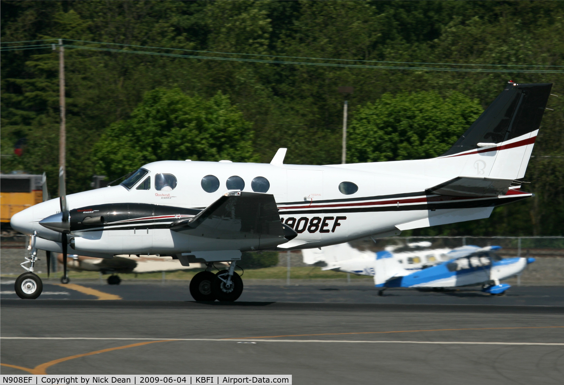 N908EF, 2008 Hawker Beechcraft C90GTI King Air C/N LJ-1888, KBFI