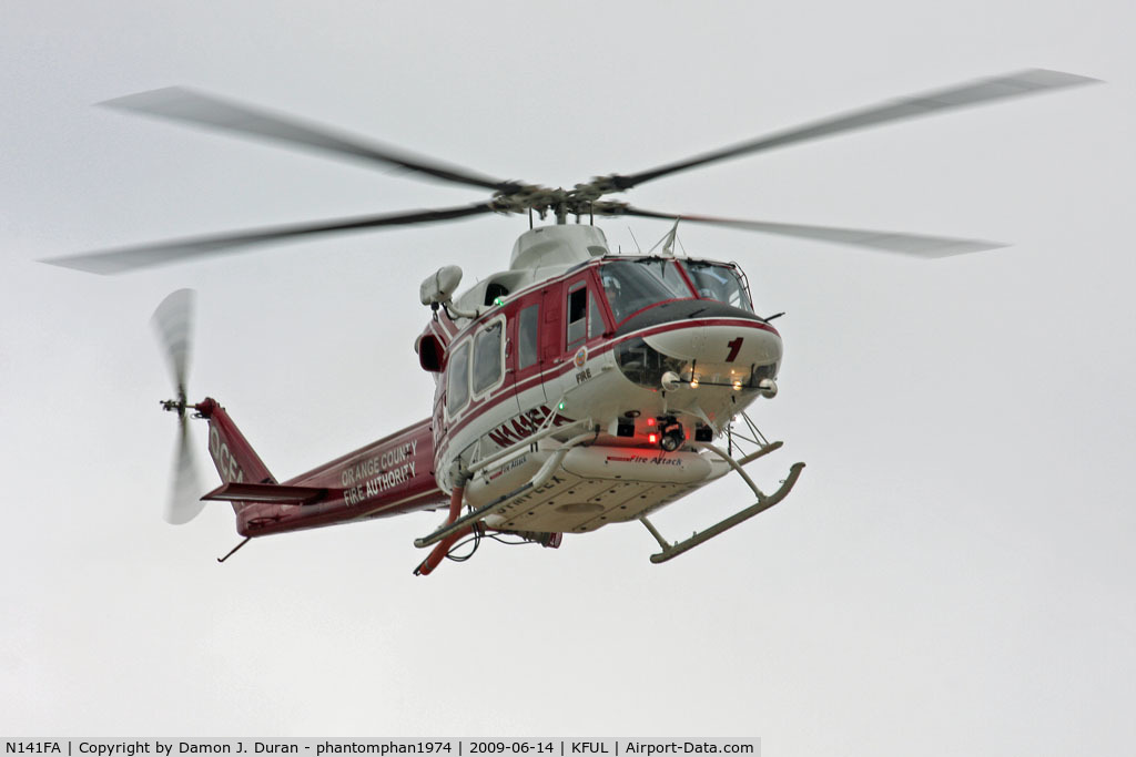 N141FA, 2008 Bell 412EP C/N 36484, Orange County Fire Authority