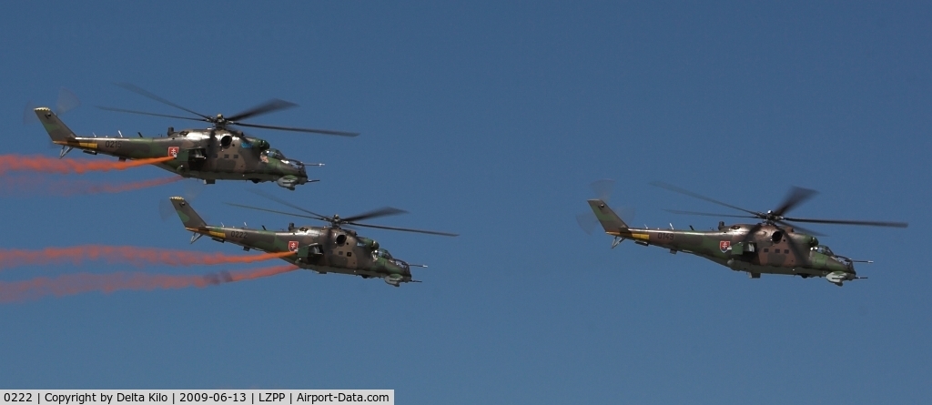 0222, Mil Mi-24D Hind D C/N 340222, Slovak Air Force   Mi-24D  Hind