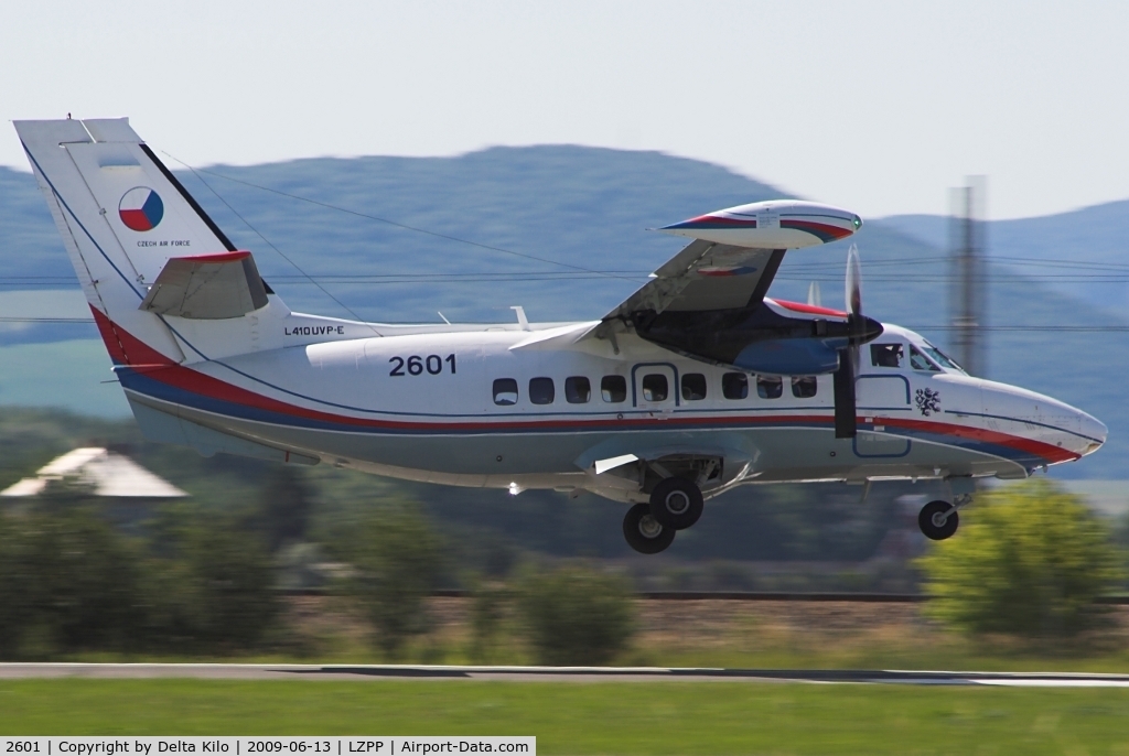 2601, Let L-410UVP-E Turbolet C/N 912601, Czech Air Force  Let 	L-410 UVP-E