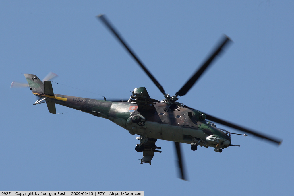 0927, Mil Mi-24V Hind E C/N 730927, Slovak Air Force - Mil Mi-24V