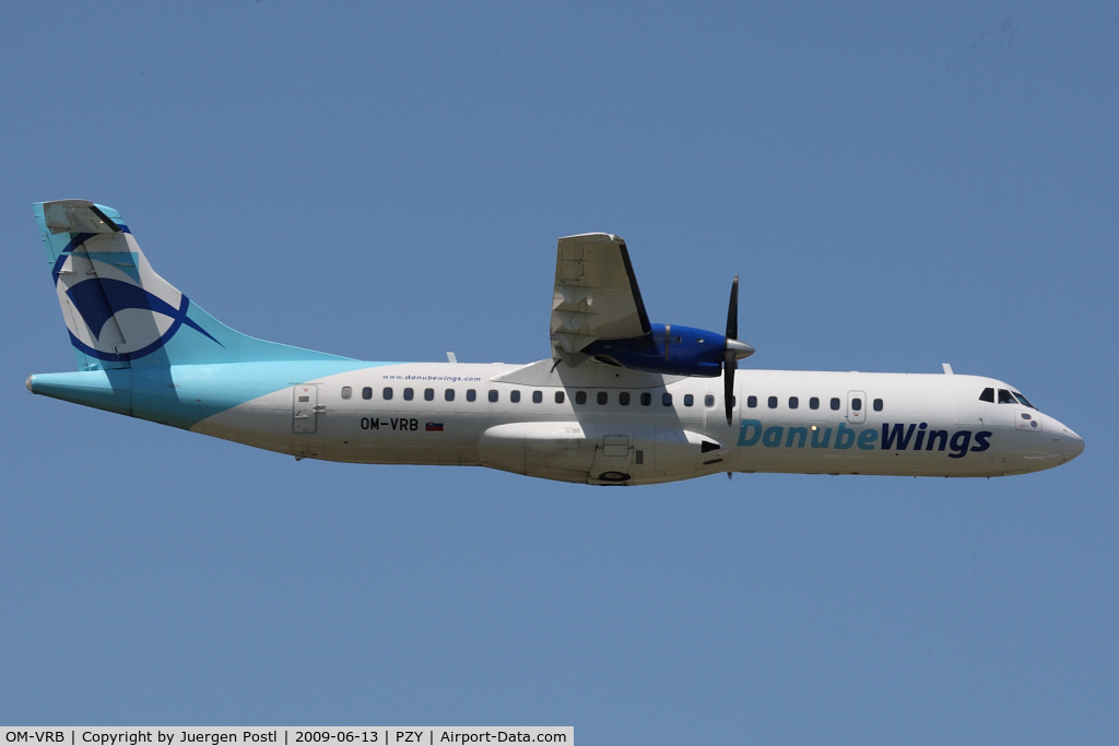 OM-VRB, 1993 ATR 72-202 C/N 367, Danube Wings Aerospatiale ATR-72