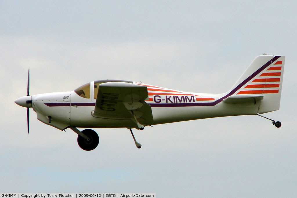 G-KIMM, 2001 Europa XS Monowheel C/N PFA 247-13404, Visitor to 2009 AeroExpo at Wycombe Air Park