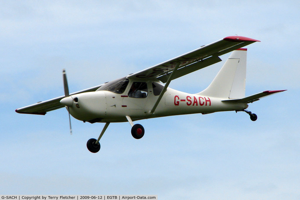 G-SACH, 2002 Stoddard-Hamilton Glastar C/N PFA 295-13088, Visitor to 2009 AeroExpo at Wycombe Air Park