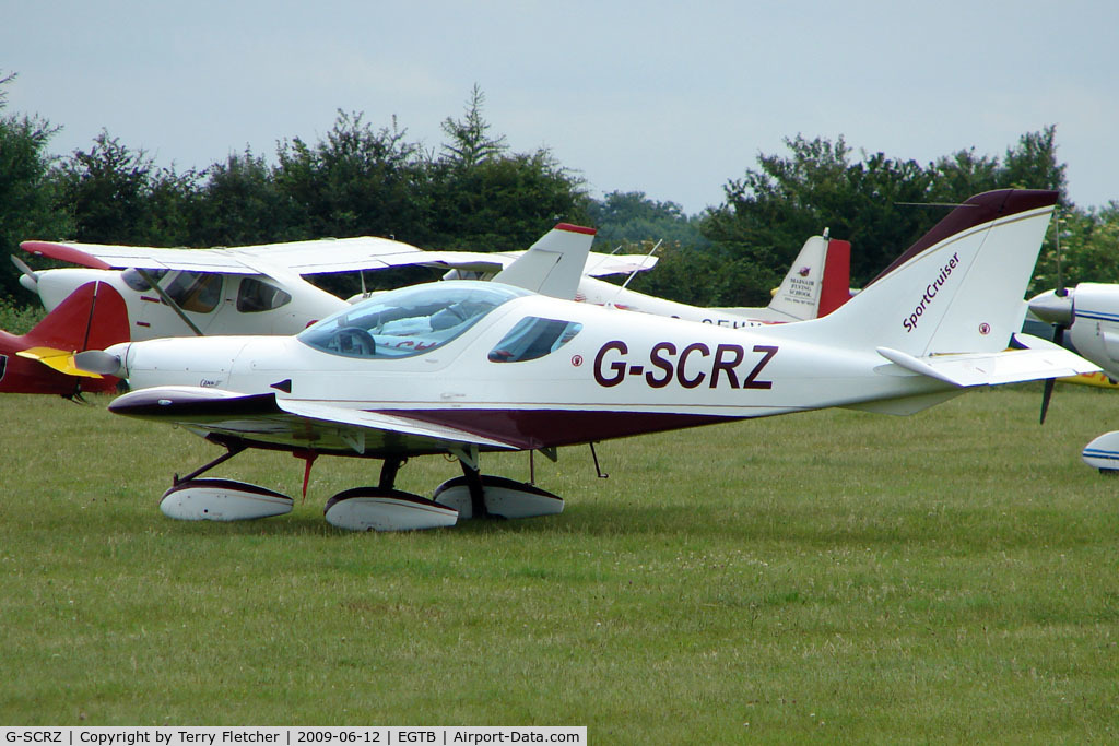 G-SCRZ, 2008 CZAW SportCruiser C/N PFA 338-14684, Visitor to 2009 AeroExpo at Wycombe Air Park