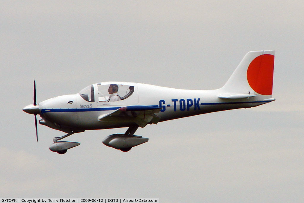 G-TOPK, 2004 Europa XS Tri-Gear C/N PFA 247-14193, Visitor to 2009 AeroExpo at Wycombe Air Park