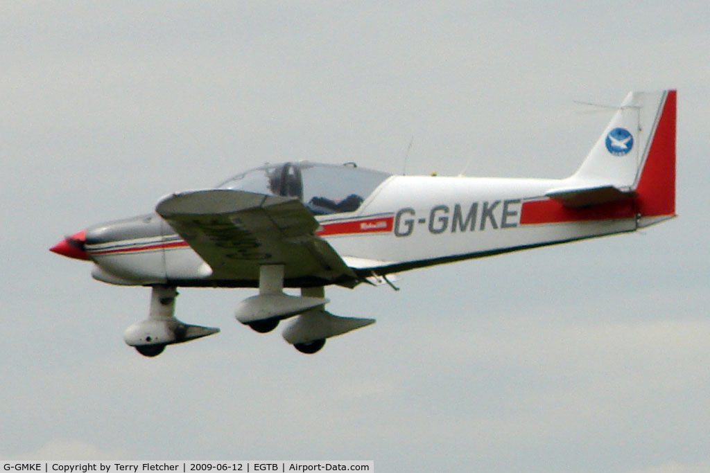G-GMKE, 1993 Robin HR-200-120B C/N 257, Visitor to 2009 AeroExpo at Wycombe Air Park