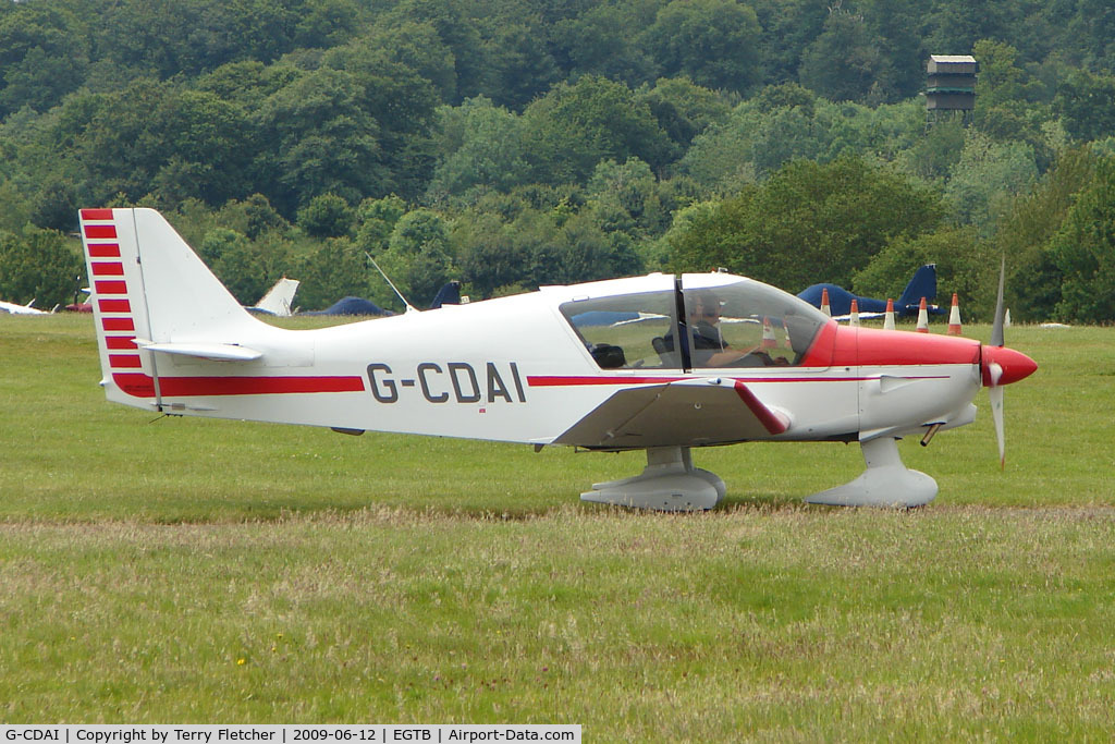 G-CDAI, 2005 Robin DR-400-140B Major C/N 2574, Visitor to 2009 AeroExpo at Wycombe Air Park