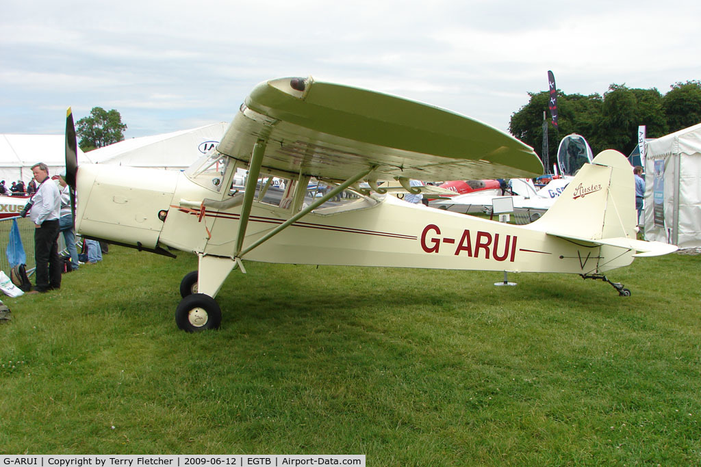 G-ARUI, 1962 Beagle A-61 Terrier 1 C/N 2529, exhibited at 2009 AeroExpo at Wycombe Air Park