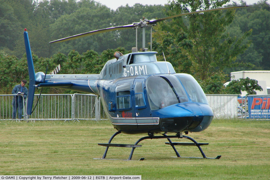 G-OAMI, 1968 Bell 206B JetRanger II C/N 464, Bell 206B at Wycombe Air Park