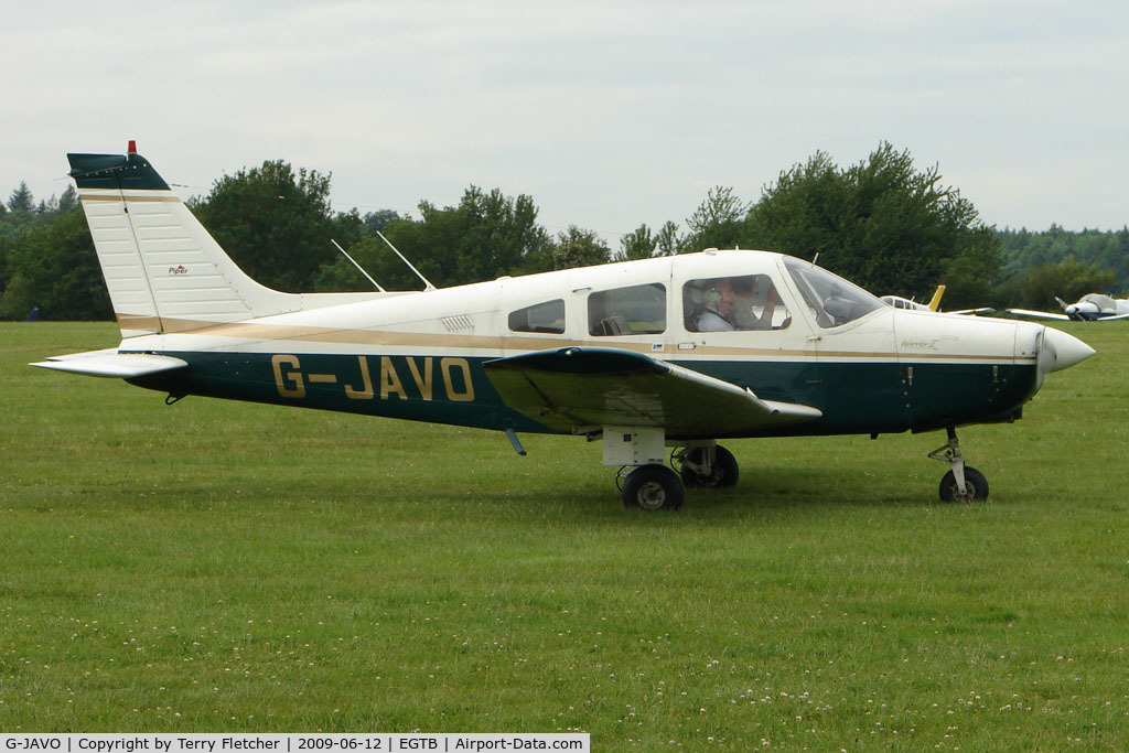 G-JAVO, 1979 Piper PA-28-161 Warrior C/N 28-8016130, Visitor to 2009 AeroExpo at Wycombe Air Park