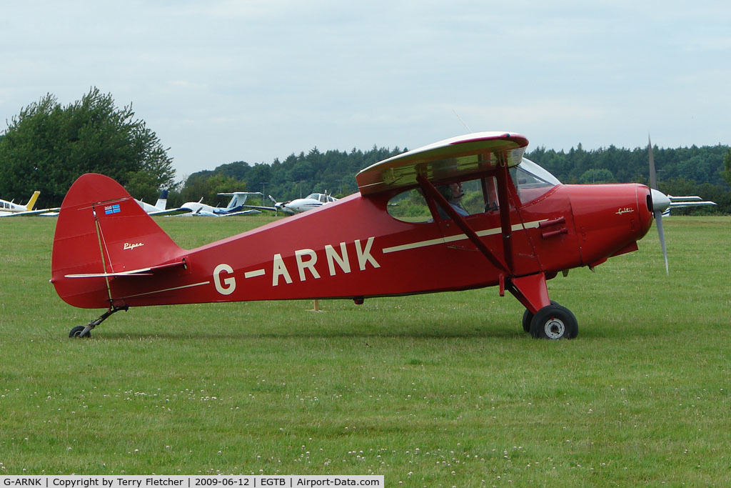 G-ARNK, 1961 Piper PA-22-108 Colt Colt C/N 22-8622, Visitor to 2009 AeroExpo at Wycombe Air Park