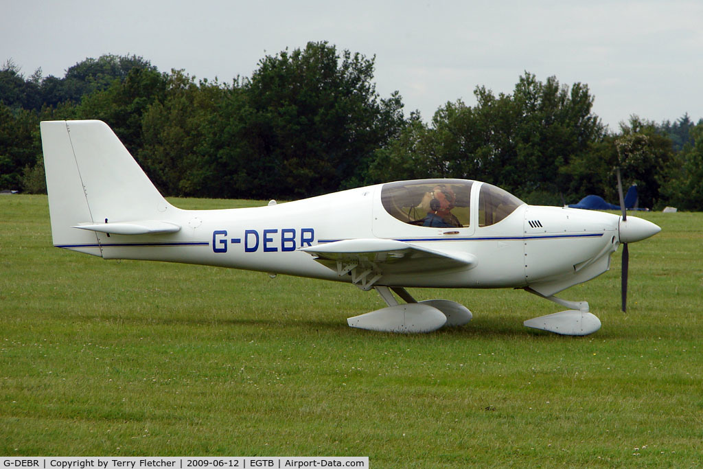 G-DEBR, 2005 Europa Tri Gear C/N PFA 247-12922, Visitor to 2009 AeroExpo at Wycombe Air Park