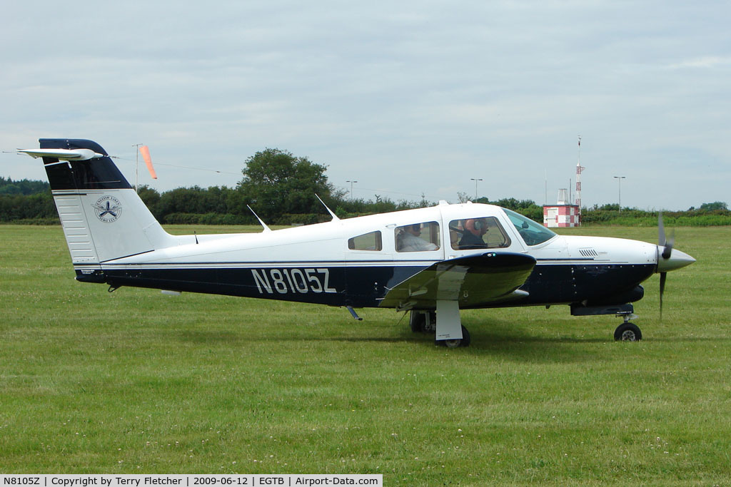 N8105Z, 1979 Piper PA-28RT-201T Arrow IV C/N 28R-8031007, Visitor to 2009 AeroExpo at Wycombe Air Park