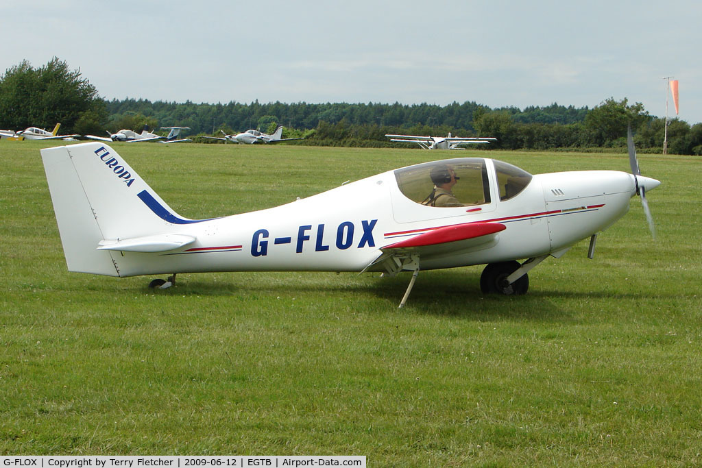 G-FLOX, 1998 Europa Monowheel C/N PFA 247-12732, Visitor to 2009 AeroExpo at Wycombe Air Park