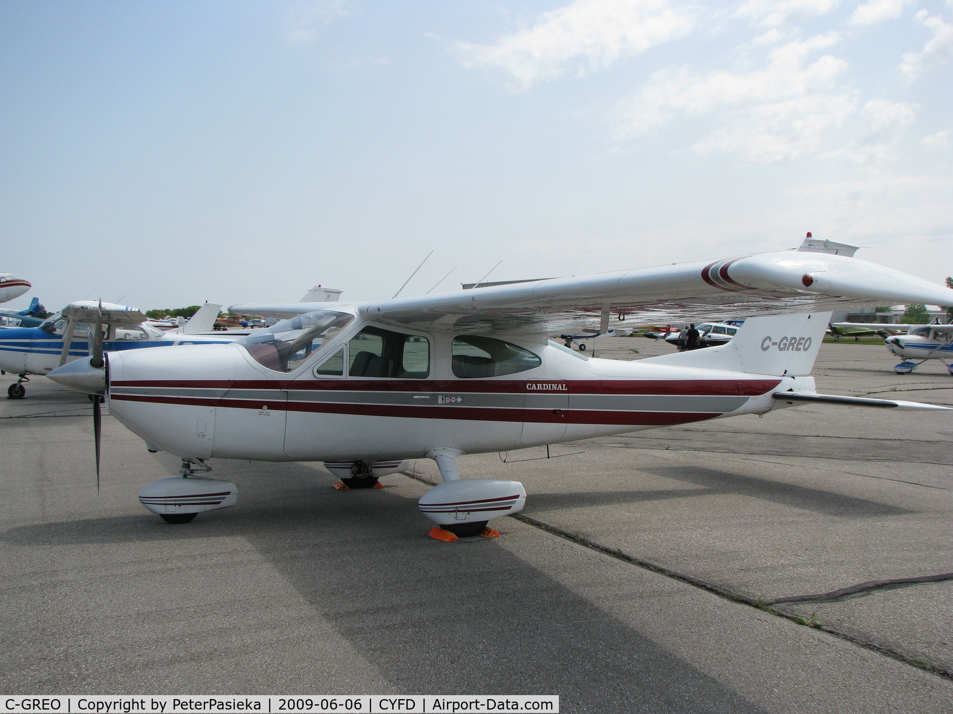 C-GREO, 1972 Cessna 177B Cardinal C/N 17701711, @ Brantford Airport