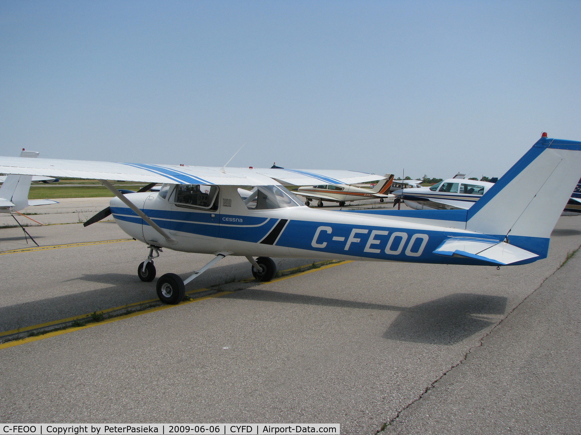 C-FEOO, 1974 Cessna 150L C/N 15075626, @ Brantford Airport