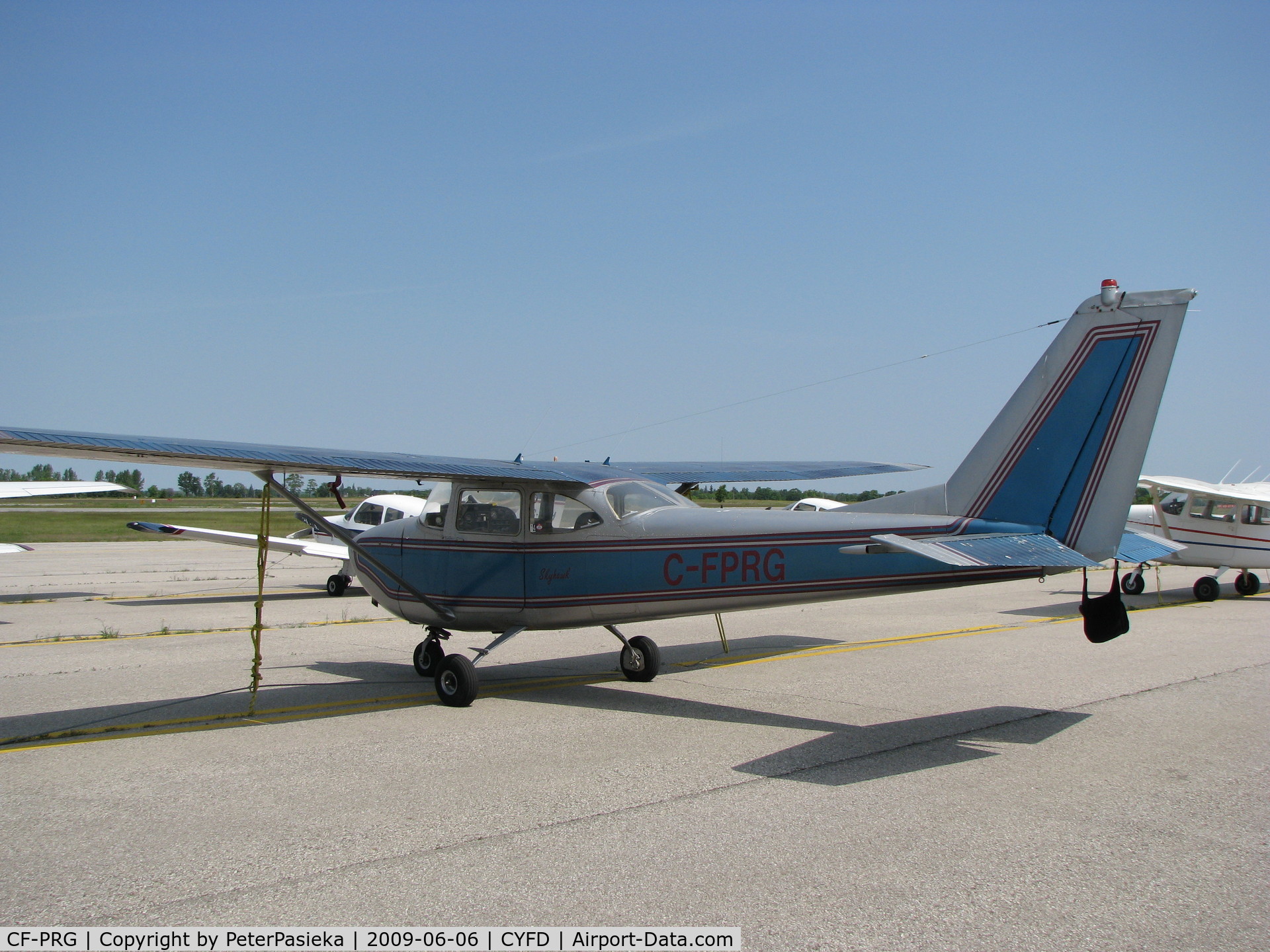 CF-PRG, 1963 Cessna 172E C/N 17250710, @ Brantford Airport