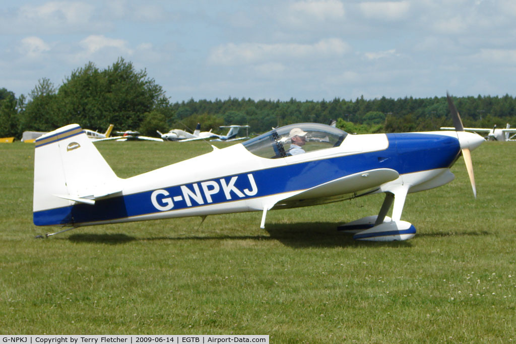 G-NPKJ, 1998 Vans RV-6 C/N PFA 181-13138, Visitor to 2009 AeroExpo at Wycombe Air Park