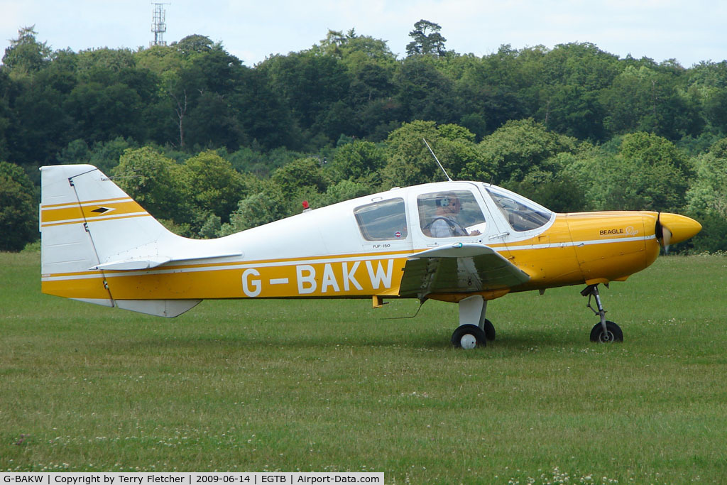 G-BAKW, 1970 Beagle B-121 Pup Series 2 (Pup 150) C/N B121-175, Visitor to 2009 AeroExpo at Wycombe Air Park