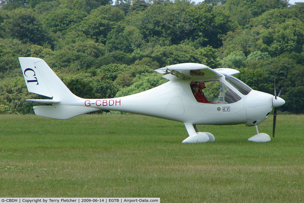 G-CBDH, 2001 Flight Design CT2K C/N 7849, Visitor to 2009 AeroExpo at Wycombe Air Park