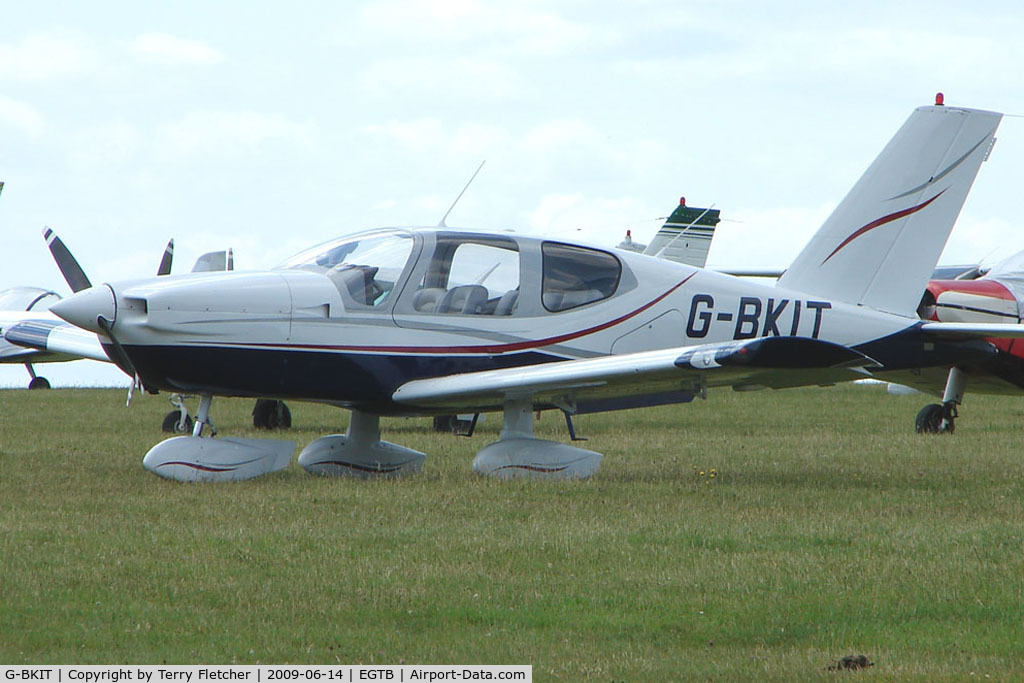 G-BKIT, 1983 Socata TB-9 Tampico C/N 330, Visitor to 2009 AeroExpo at Wycombe Air Park