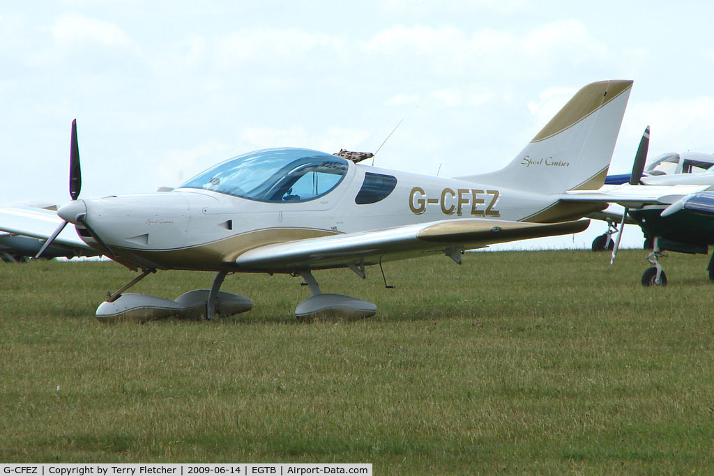 G-CFEZ, 2008 CZAW SportCruiser C/N PFA 338-14675, Visitor to 2009 AeroExpo at Wycombe Air Park