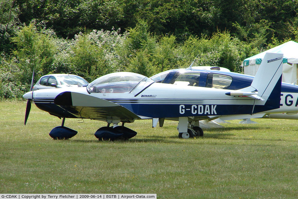 G-CDAK, 2004 Zenair CH-601UL Zodiac C/N PFA 162A-14210, Visitor to 2009 AeroExpo at Wycombe Air Park