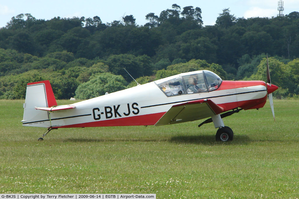 G-BKJS, 1961 Jodel (Wassmer) D-120A Paris-Nice C/N 191, Visitor to 2009 AeroExpo at Wycombe Air Park