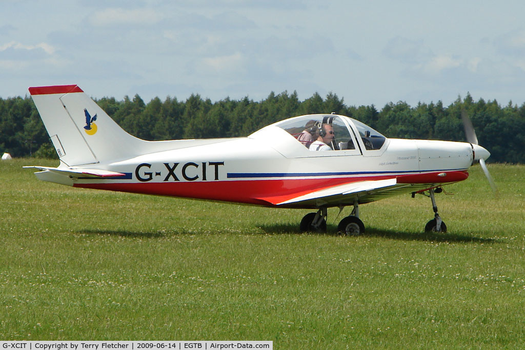 G-XCIT, 2004 Alpi Aviation Pioneer 300 C/N PFA 330-14296, Visitor to 2009 AeroExpo at Wycombe Air Park