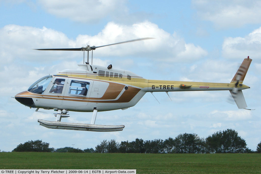G-TREE, 1979 Bell 206B JetRanger III C/N 2826, Visitor to 2009 AeroExpo at Wycombe Air Park