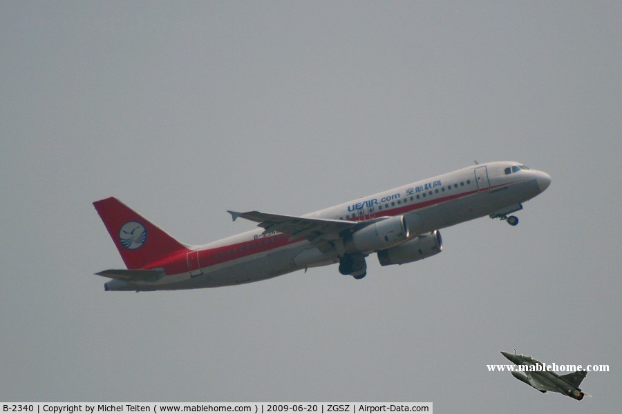 B-2340, 1995 Airbus A320-232 C/N 540, United Eagle Airlines on lease from Sichuan Airlines