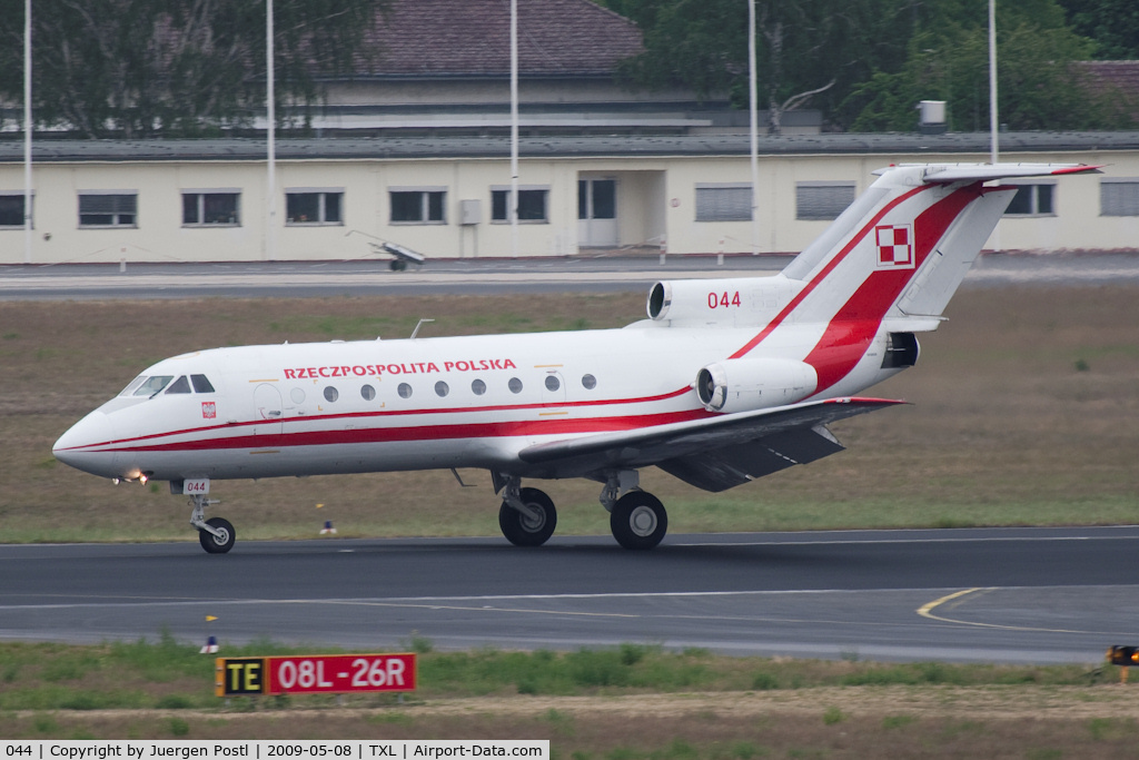 044, 1978 Yakovlev Yak-40 C/N 9840659, Rzeczpospolita Polska Yakovlev Yak-40