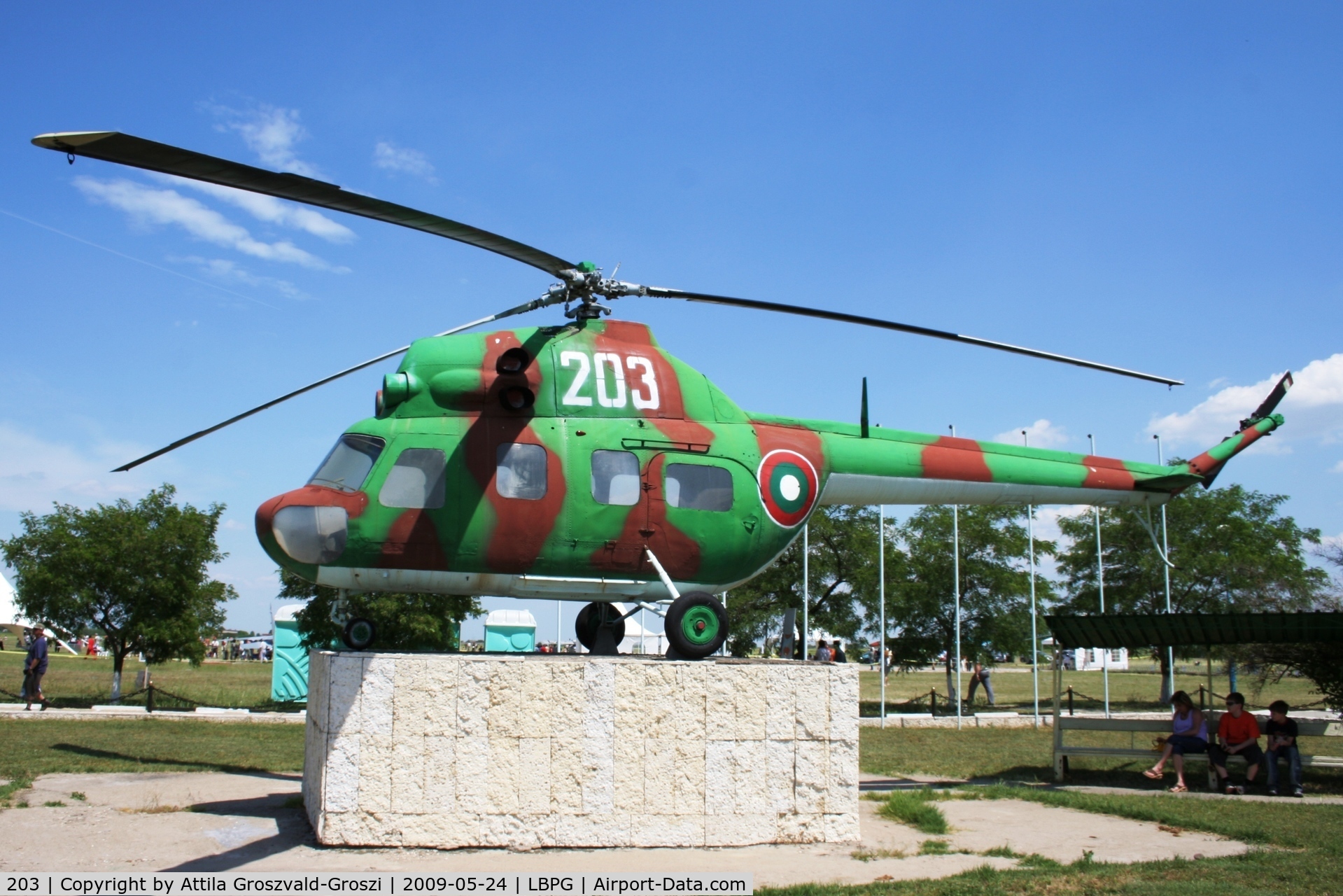 203, 1968 PZL-Swidnik Mi-2P C/N 543006063, BIAF 09 Bulgaria Plovdiv (Krumovo) LBPG Graf Ignatievo Military Air Base