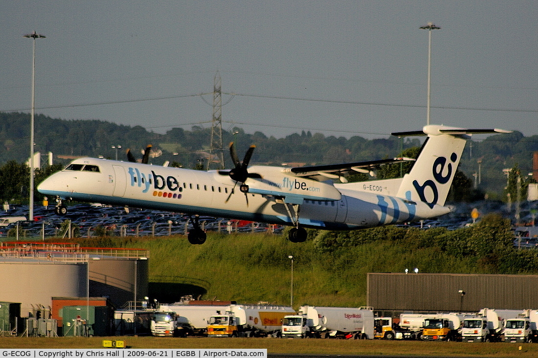 G-ECOG, 2008 De Havilland Canada DHC-8-402Q Dash 8 C/N 4220, flybe