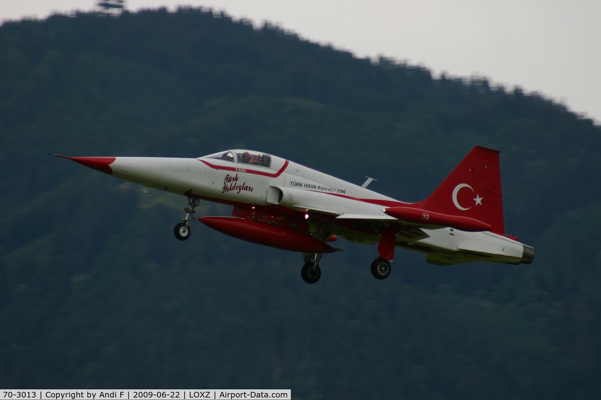 70-3013, Northrop NF-5 Freedom Fighter C/N 3013, Türkisch Stars