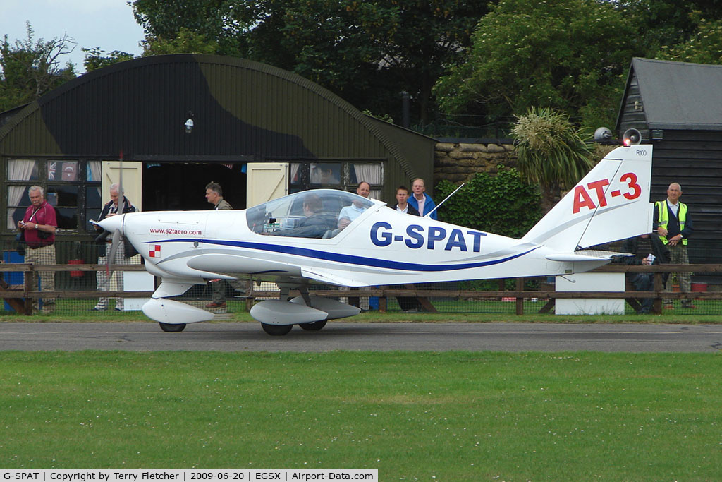 G-SPAT, 2003 Aero AT-3 R100 C/N AT3-008, Aero AT-3 at North Weald on 2009 Air Britain Fly-in Day 1