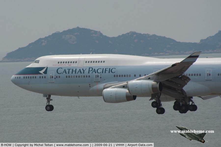 B-HOW, 1991 Boeing 747-467 C/N 25211, Cathay Pacific