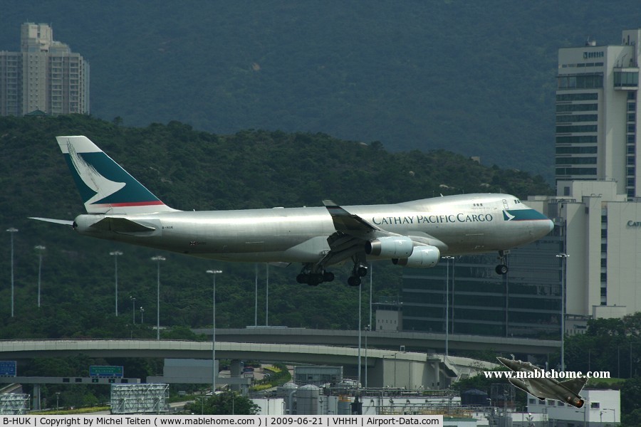B-HUK, 1995 Boeing 747-467F/SCD C/N 27503, Cathay Pacific