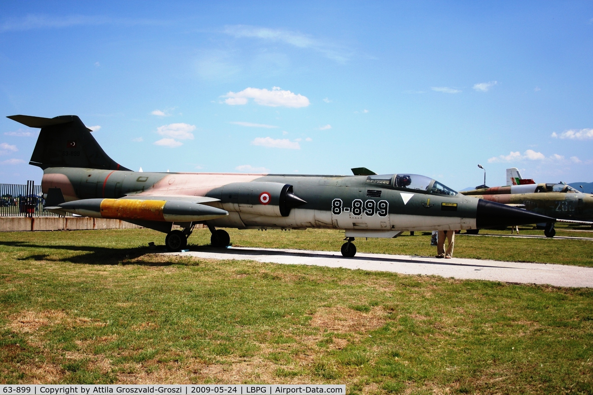 63-899, Lockheed CF-104 Starfighter C/N 683A-1199, Bulgarian Museum of Aviation, Plovdiv-Krumovo (LBPG).