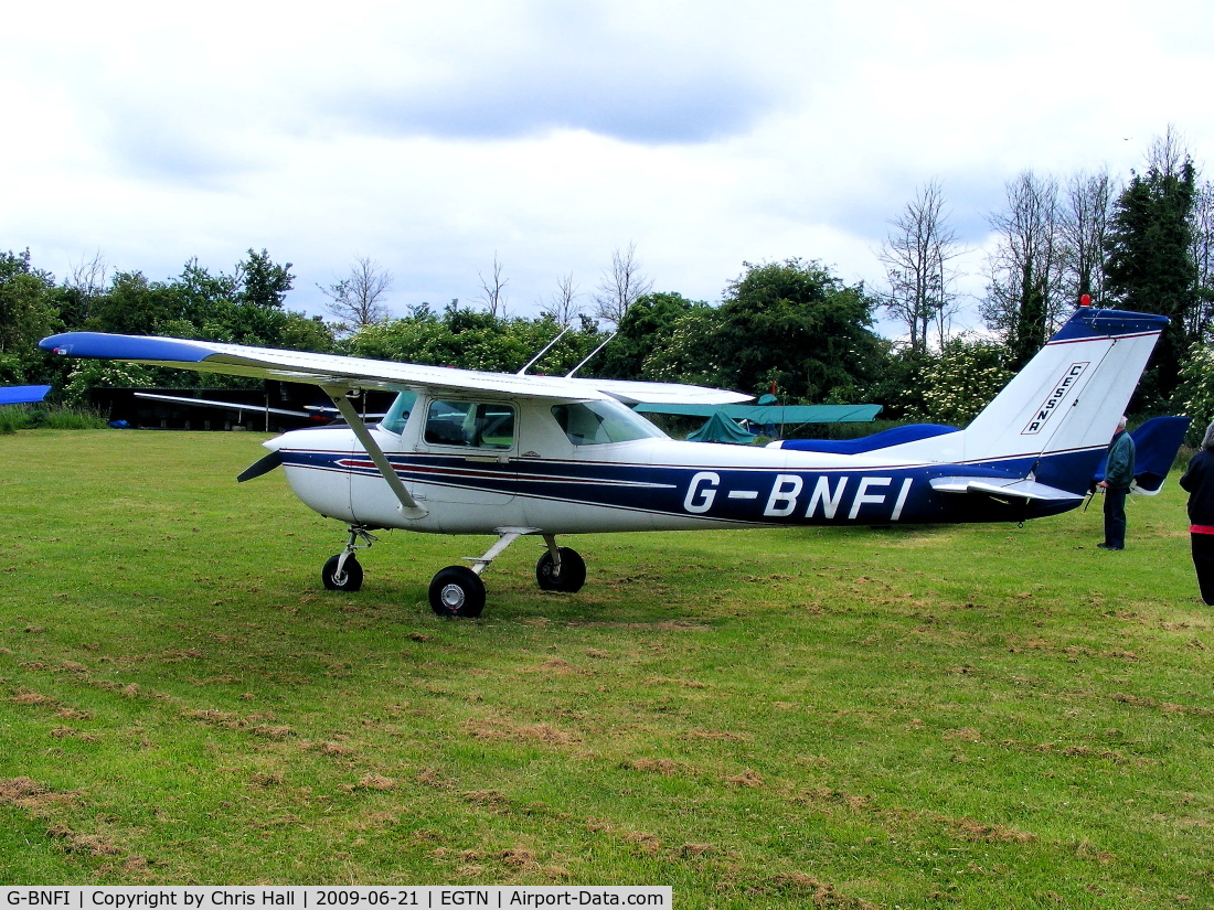 G-BNFI, 1969 Cessna 150J C/N 15069417, at Enstone Airfield, Previous ID: N50588