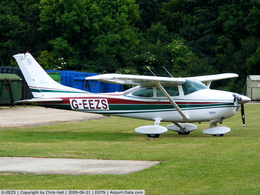 G-EEZS, 1972 Cessna 182P Skylane C/N 182-61338, at Enstone Airfield, Previous ID: D-EEZS