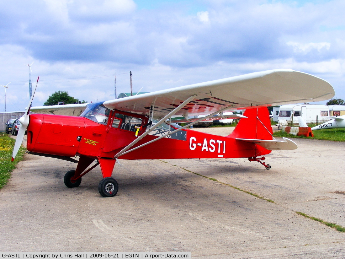 G-ASTI, 1945 Auster 6A Tugmaster C/N 3745, at Enstone Airfield