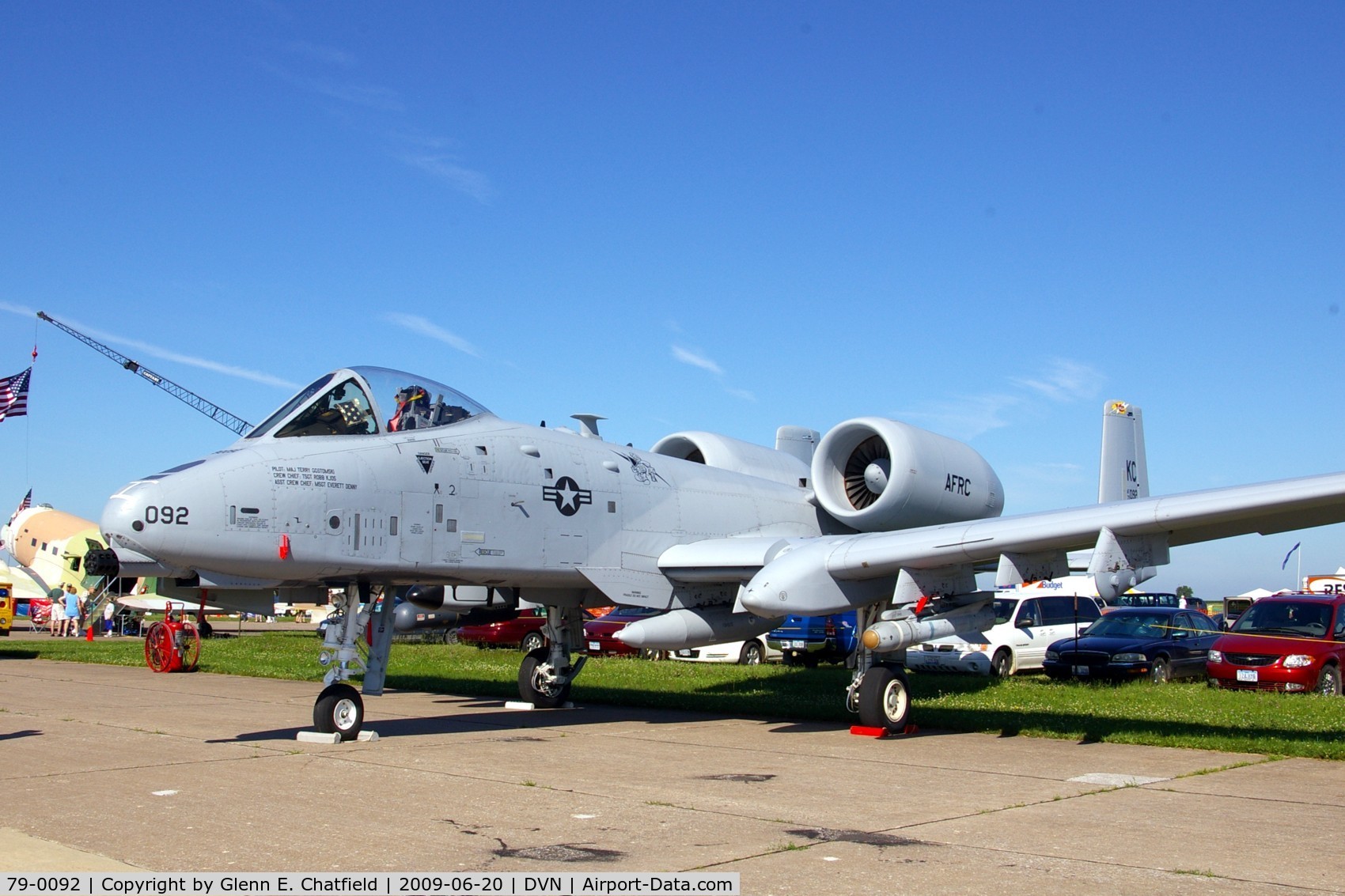 79-0092, 1979 Fairchild Republic A-10C Thunderbolt II C/N A10-0356, Quad Cities Air Show