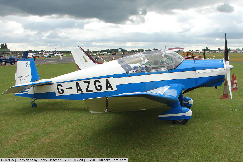 G-AZGA, 1959 Jodel D-120A Paris-Nice C/N 144, Jodel D120 at North Weald on 2009 Air Britain Fly-in Day 1