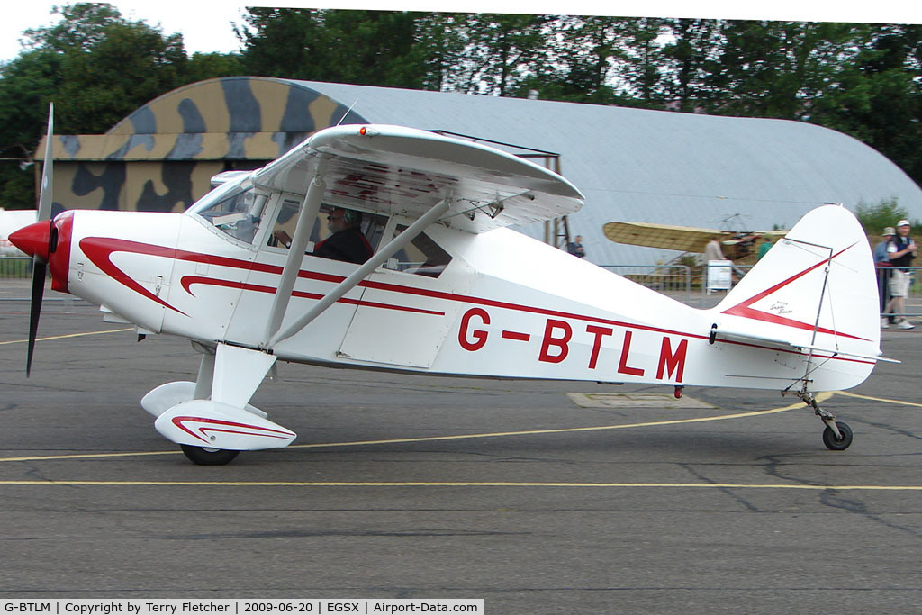 G-BTLM, 1958 Piper PA-22-160P Tri Pacer C/N 22-6162, Piper Pa-22-160 at North Weald on 2009 Air Britain Fly-in Day 1