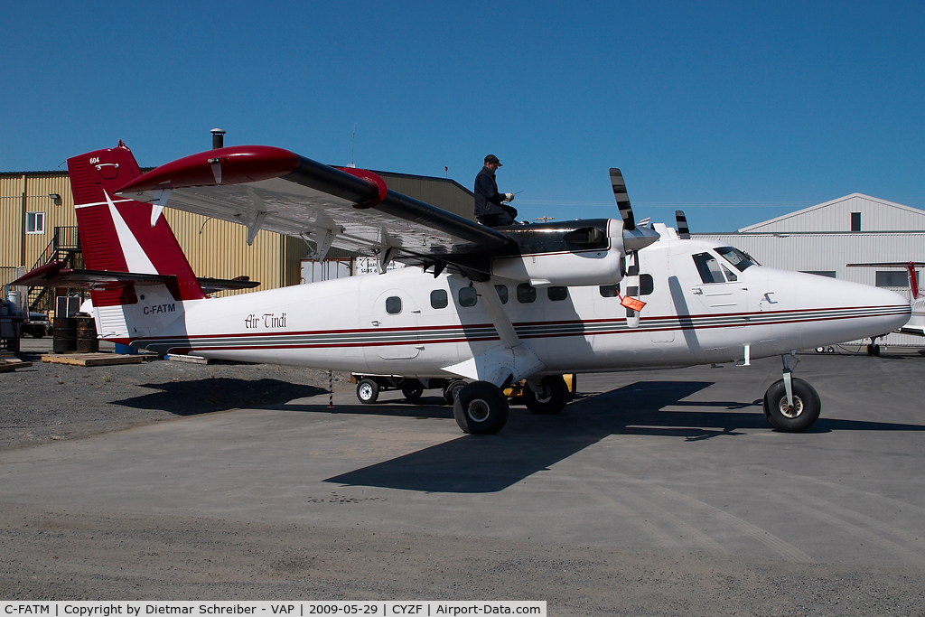 C-FATM, 1969 De Havilland Canada DHC-6-300 Twin Otter C/N 265, Air Tindi Dash 6